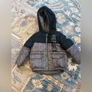 Tommy Hilfiger Black and Gray Jacket